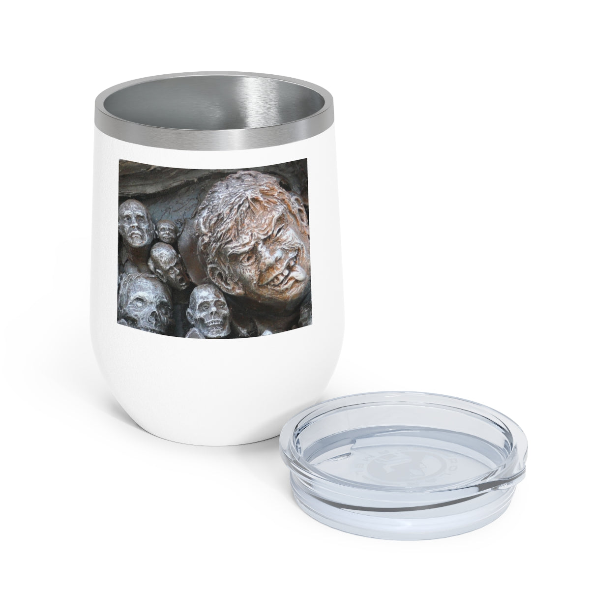 Waiting for the King - 12 oz Insulated Wine Tumbler - Fry1Productions