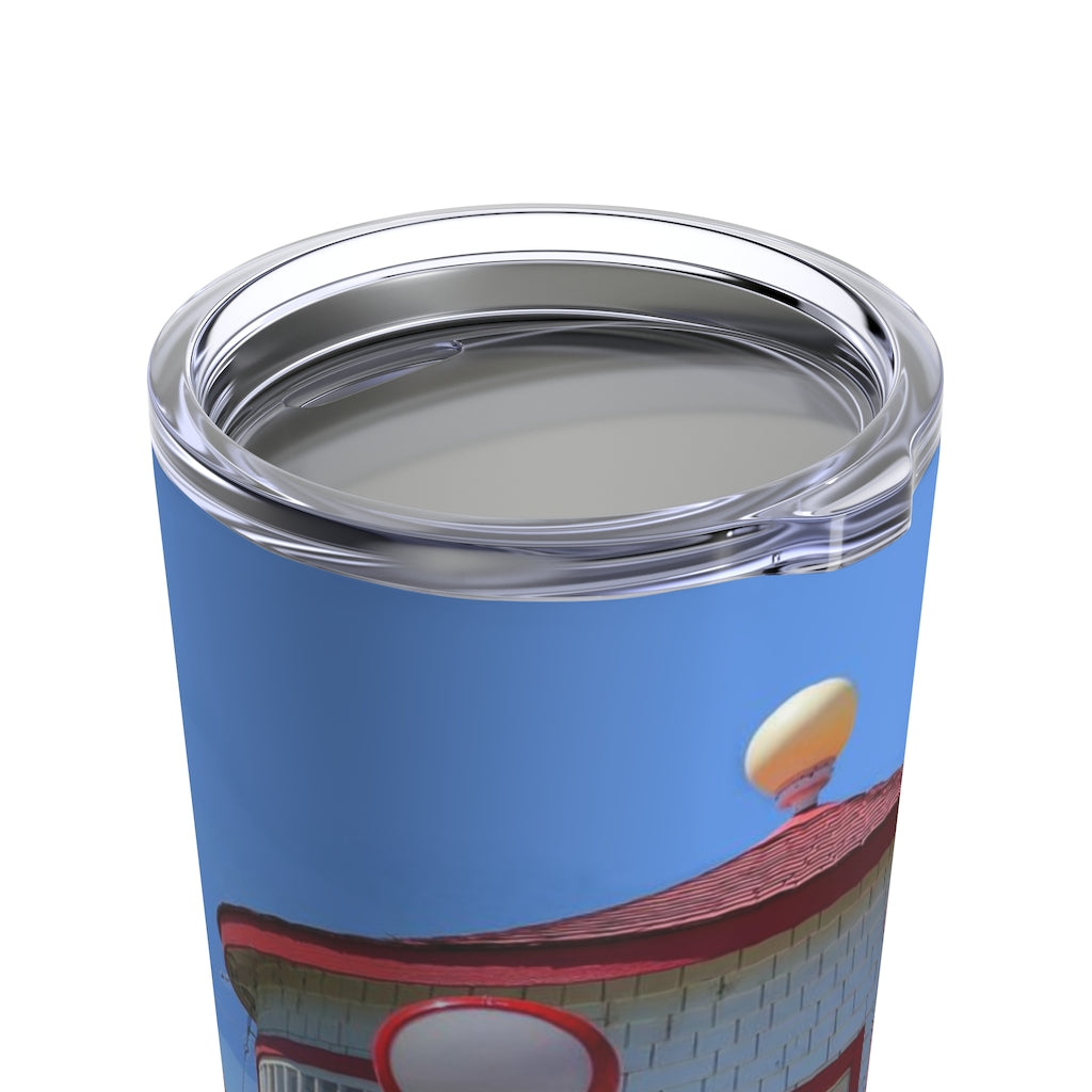 "Awesome Teapot Dome Service Station" - Stainless Steel Tumbler 20oz - Fry1Productions