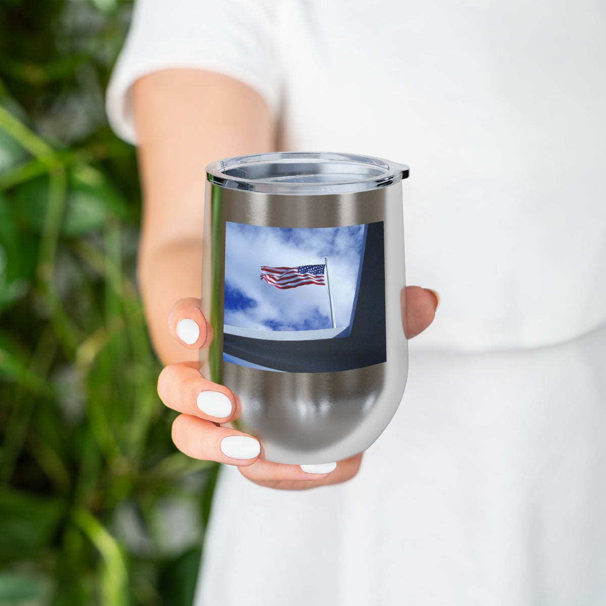 In Solemn Remembrance - 12 oz Insulated Wine Tumbler - Fry1Productions