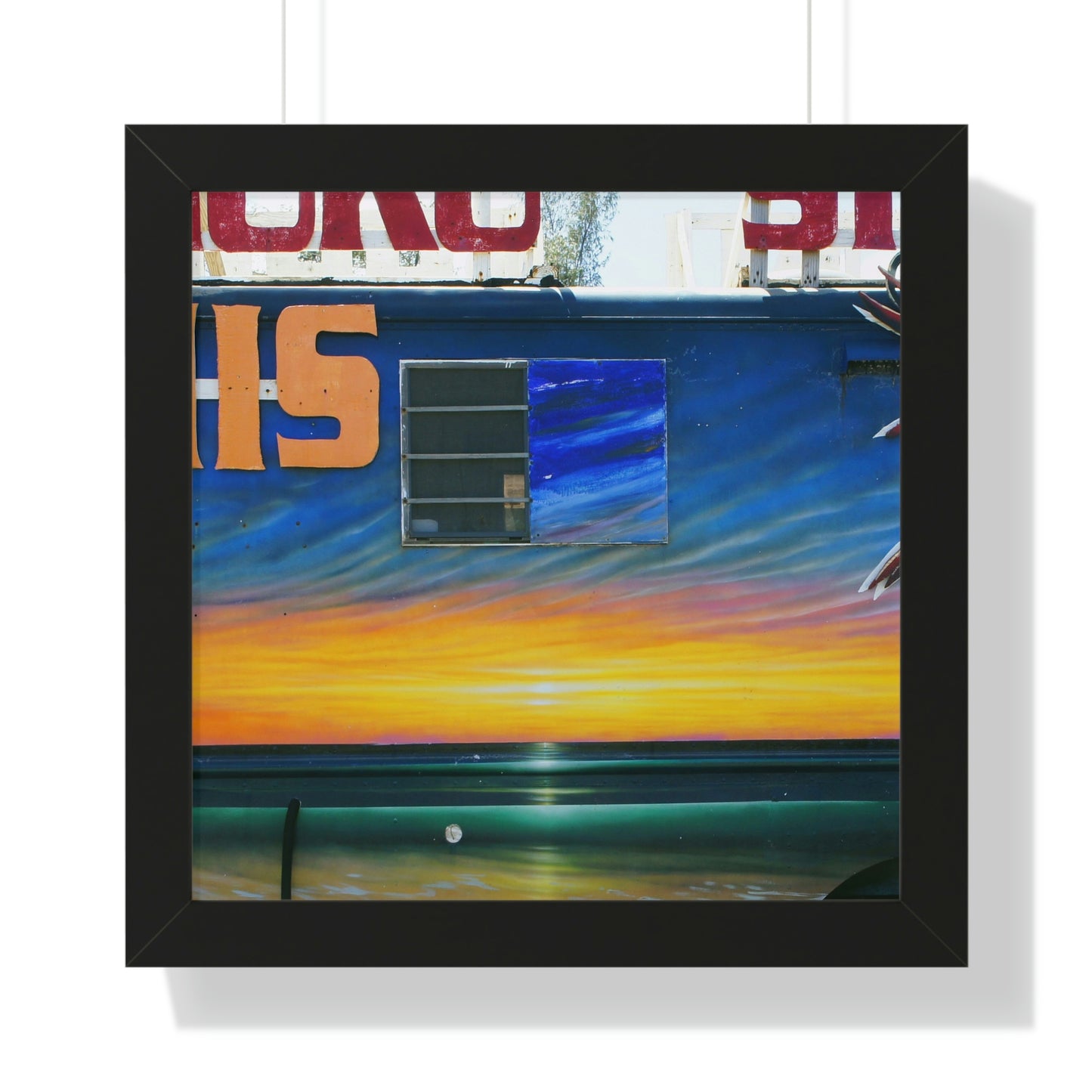 Fumis Aloha - Framed Vertical Poster - Fry1Productions