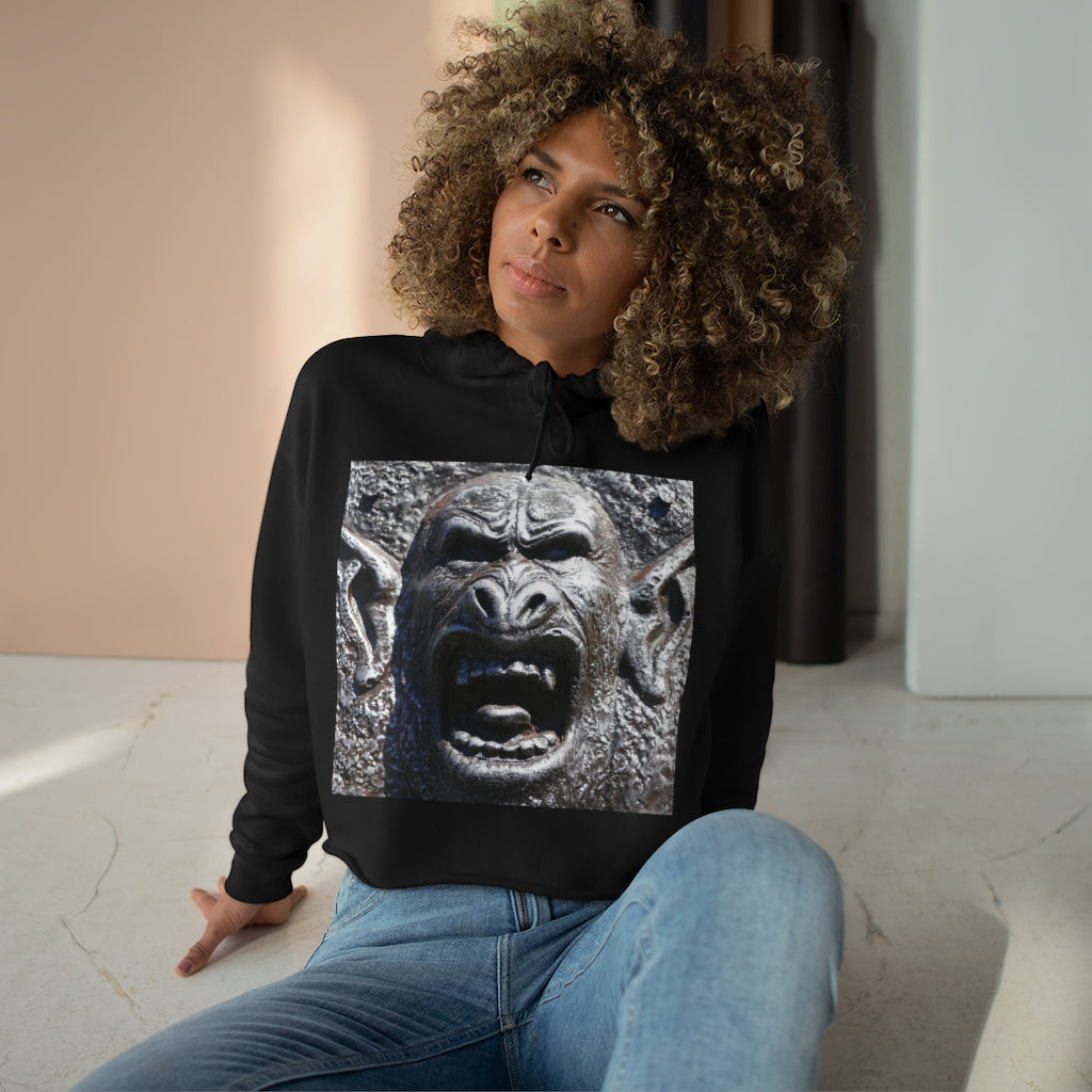 Frenzy Scream - Crop Hoodie - Fry1Productions