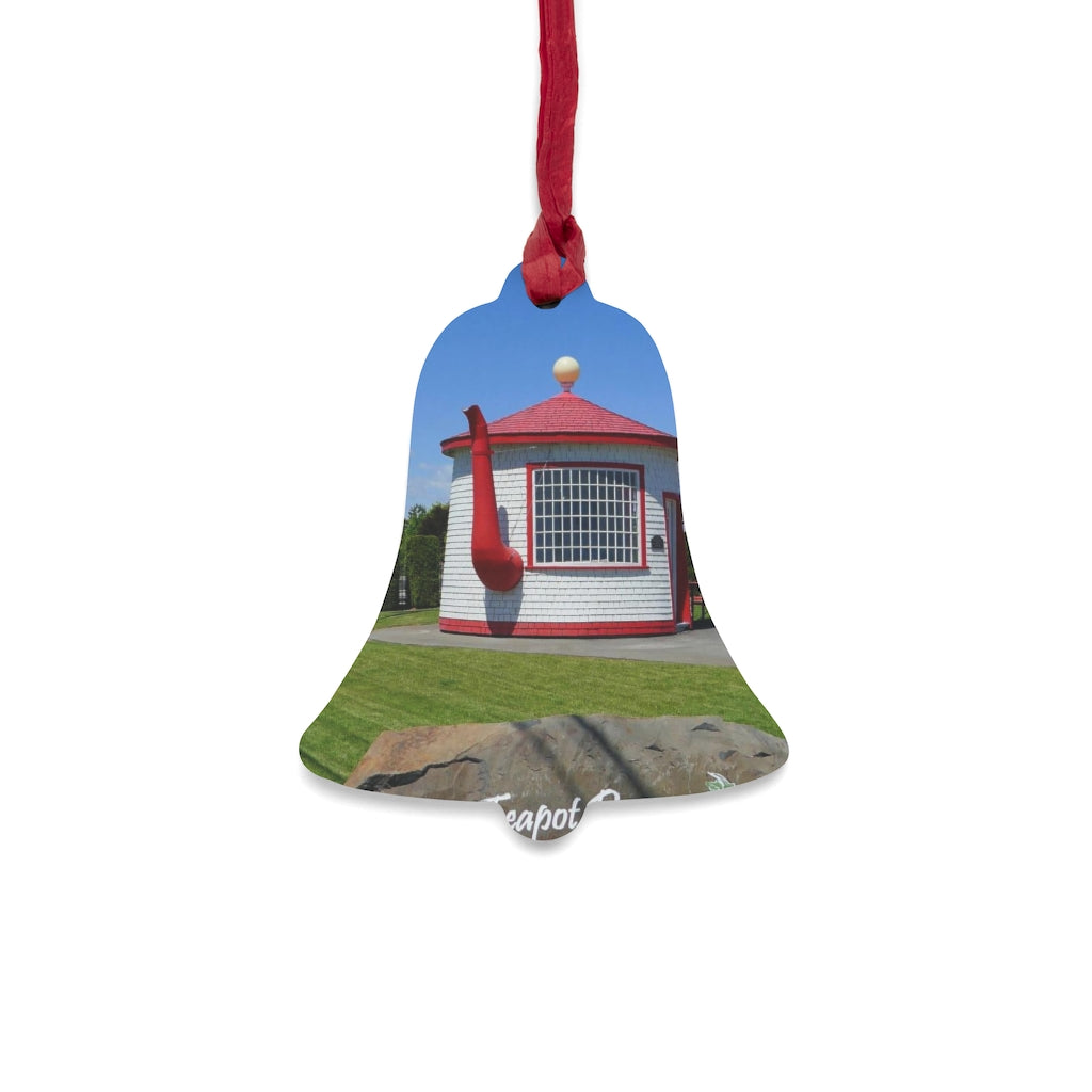Zillah's Teapot Dome Service Station - Wooden Christmas Ornaments - Fry1Productions