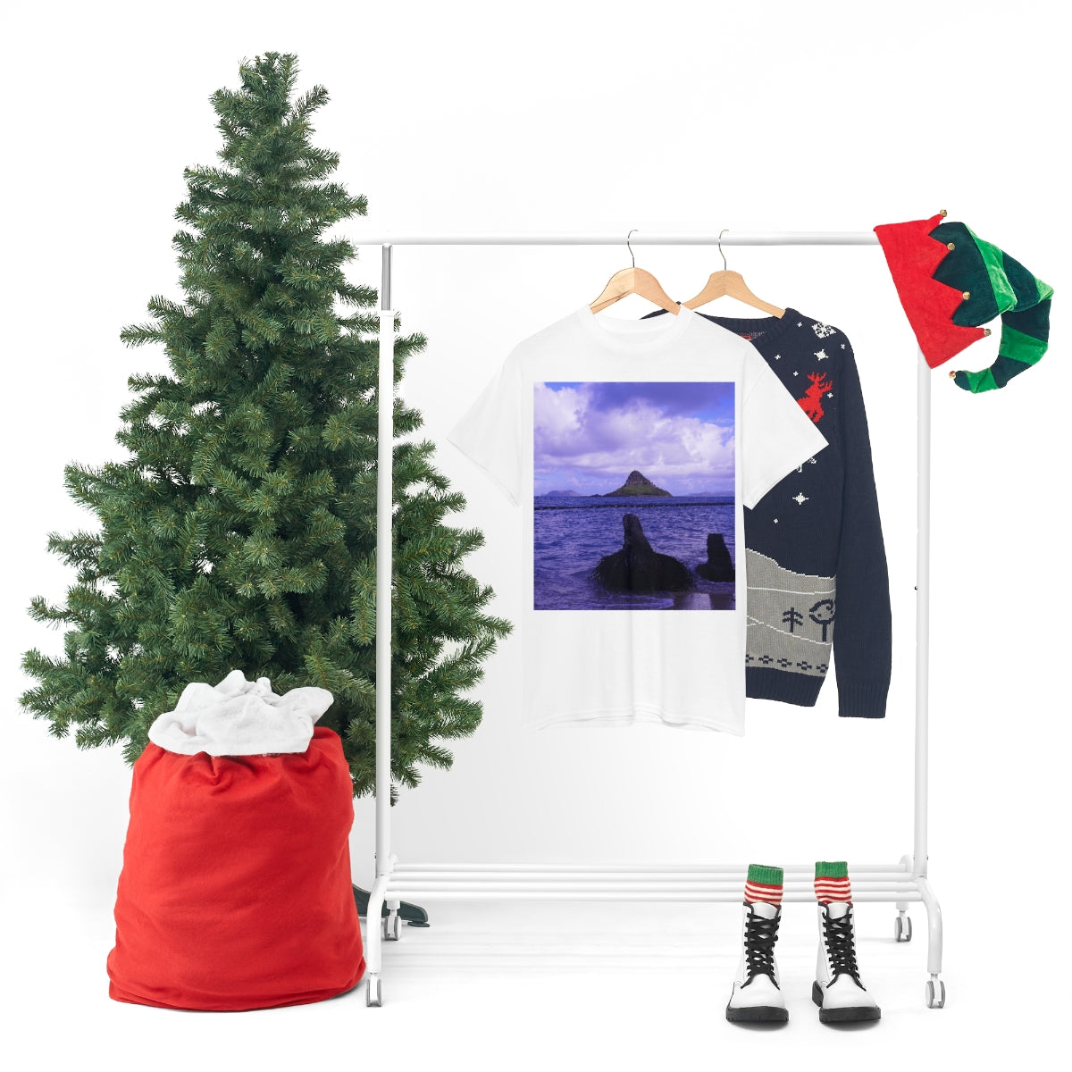 Wade To Chinaman's Hat - Unisex Heavy Cotton Tee - Fry1Productions