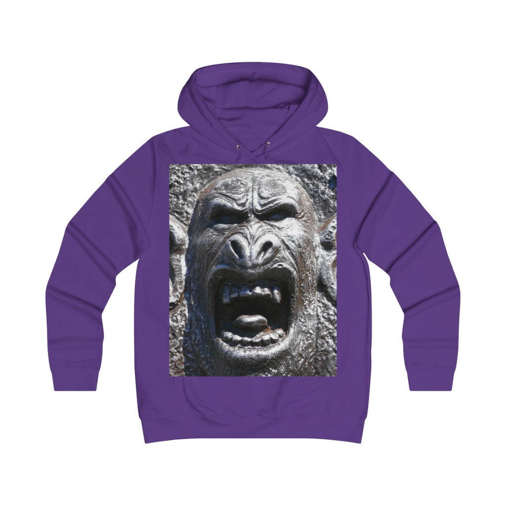 "Frenzy Scream" - Girlie College Hoodie - Fry1Productions