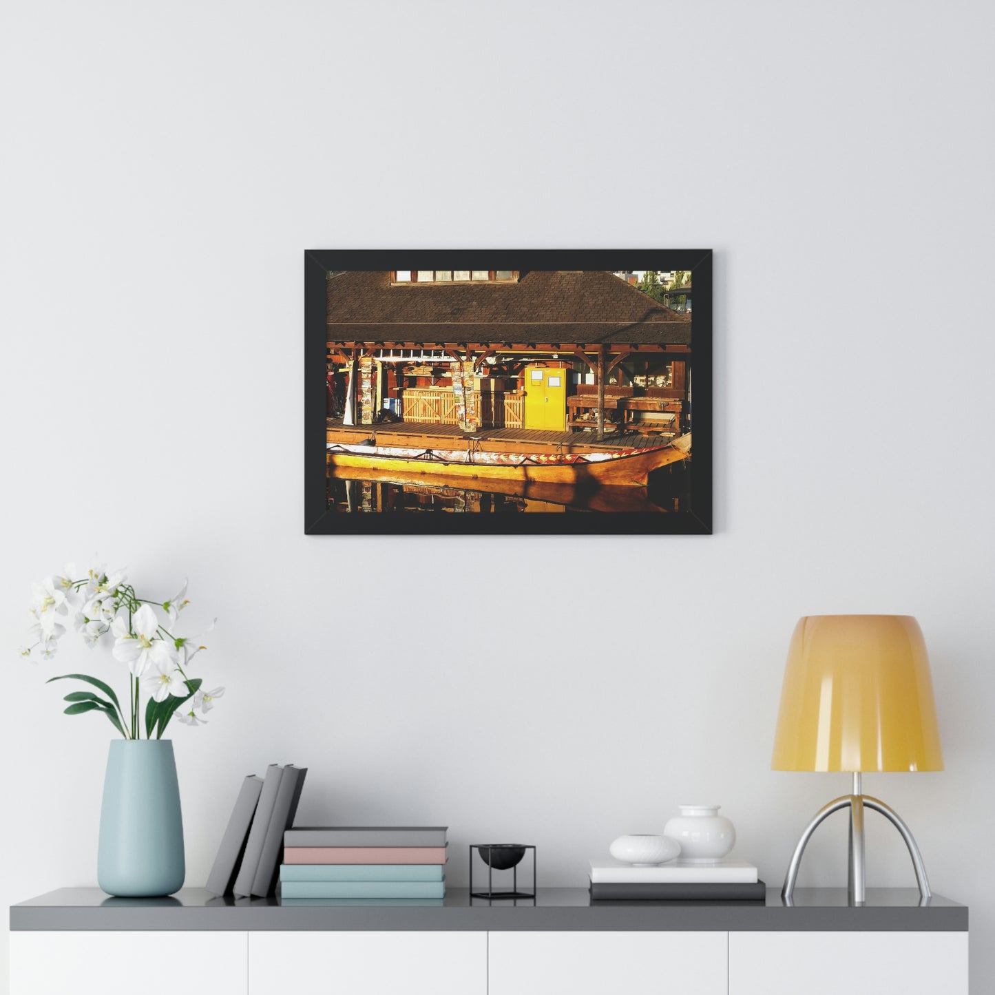 Q'il'bid Awe - Framed Horizontal Poster - Fry1Productions