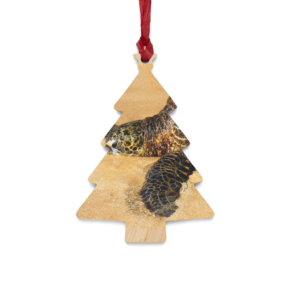 Glistening Journey - Wooden Christmas Ornaments - Fry1Productions