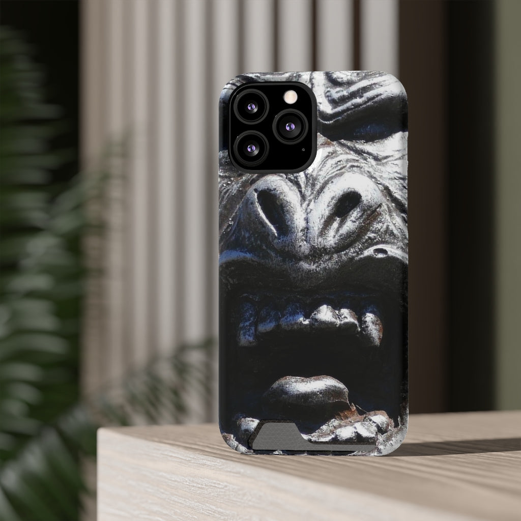 "Frenzy Scream" - Galaxy S22 S21 & iPhone 13 Case With Card Holder - Fry1Productions