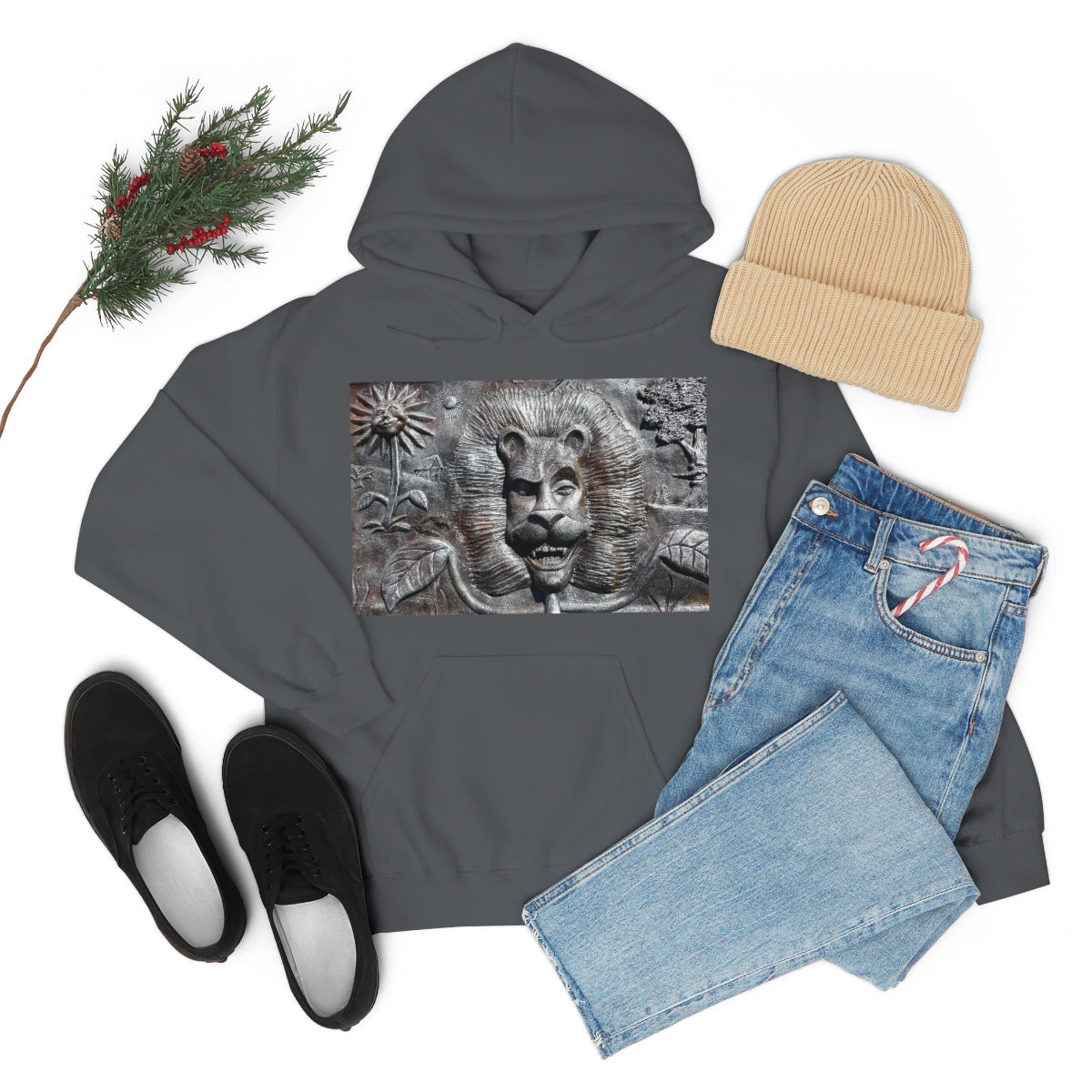 Lion's Friends Forever - Unisex Heavy Blend Hooded Sweatshirt - Fry1Productions