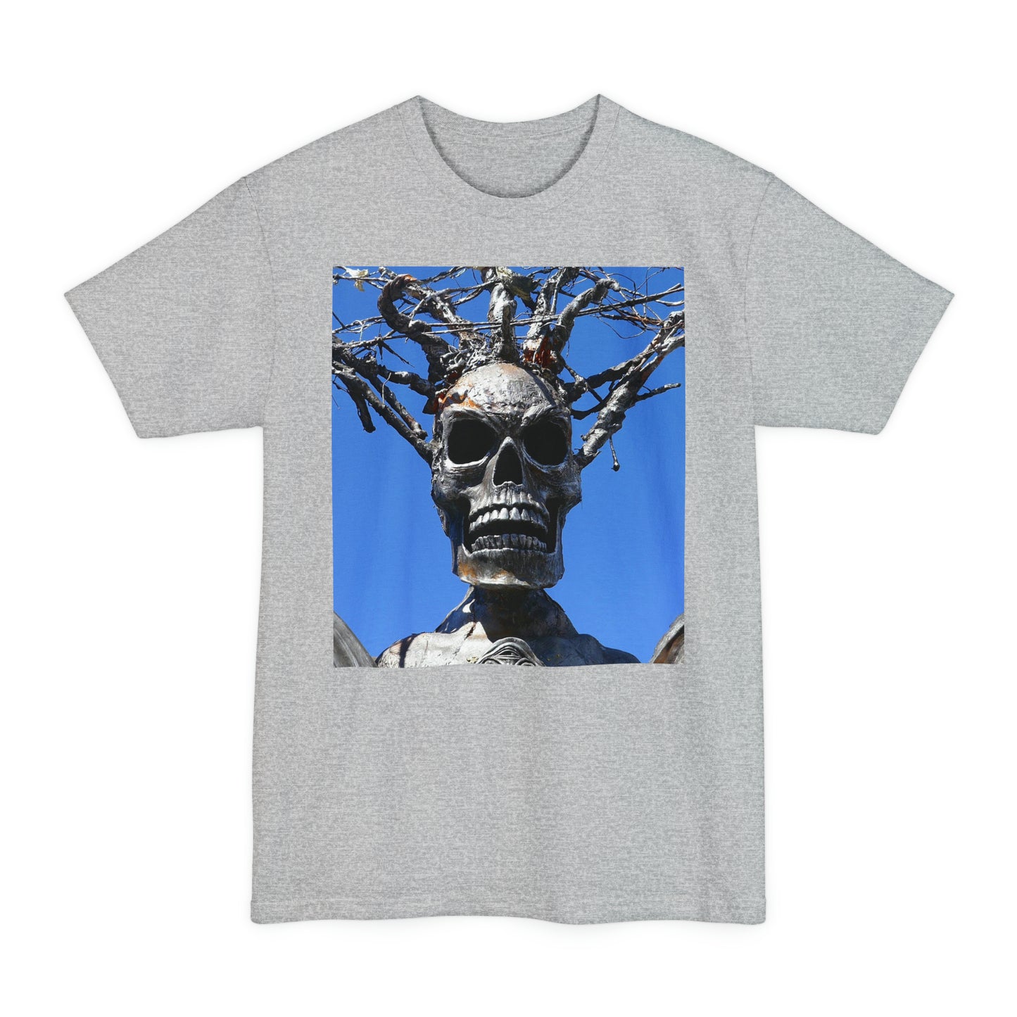Skull Warrior Stare - Unisex Tall Beefy T-Shirt - Fry1Productions