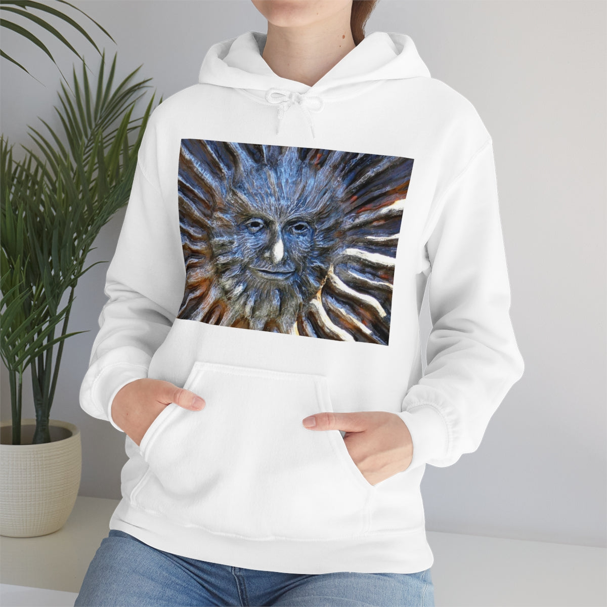Sun God - Unisex Heavy Blend Hooded Sweatshirt - Fry1Productions