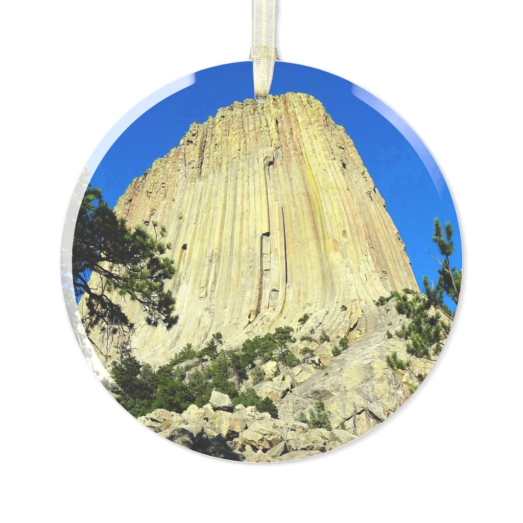 Reaching Heaven - Glass Ornament - Fry1Productions