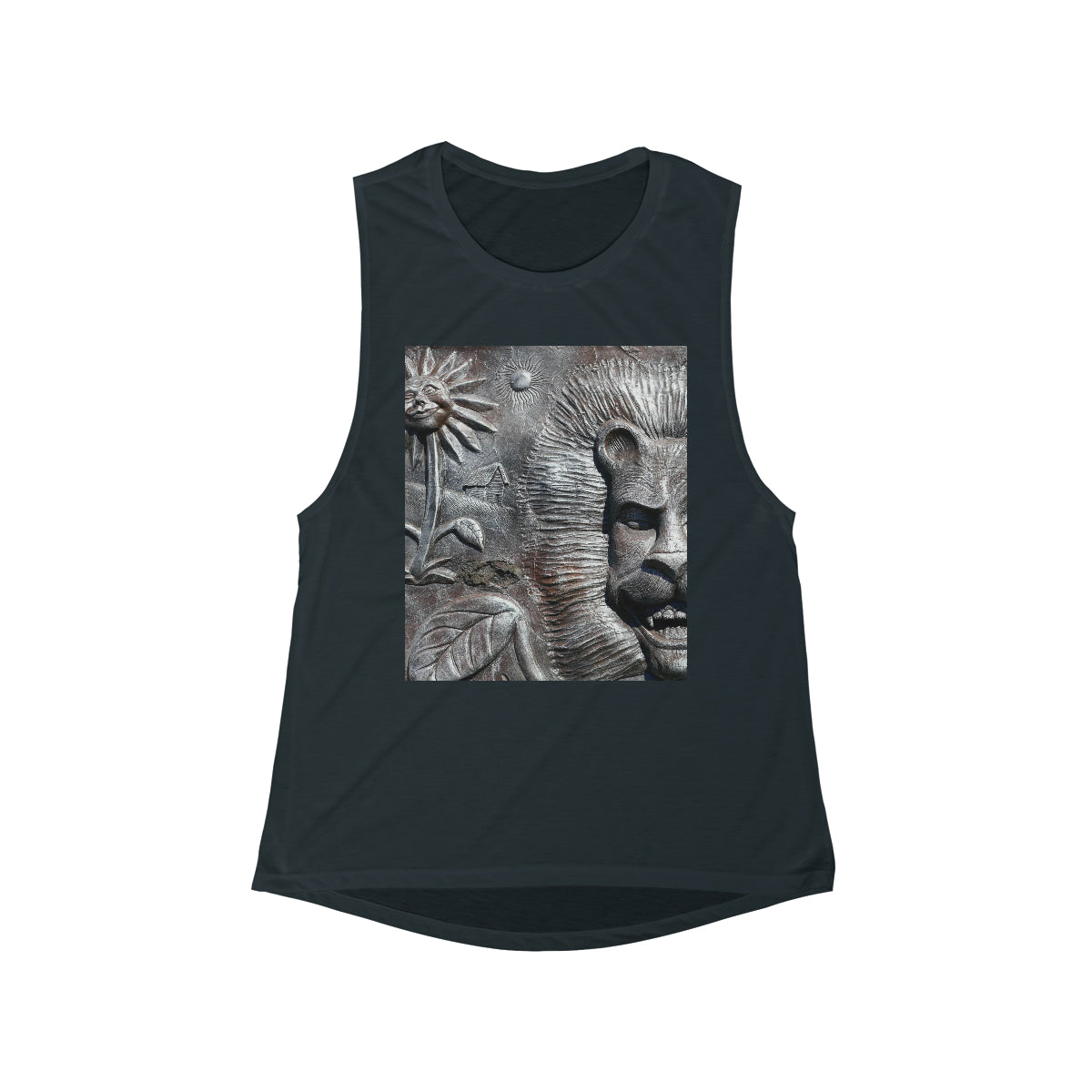 Lion's Friends Forever V2 - Women's Flowy Scoop Muscle Tank - Fry1Productions