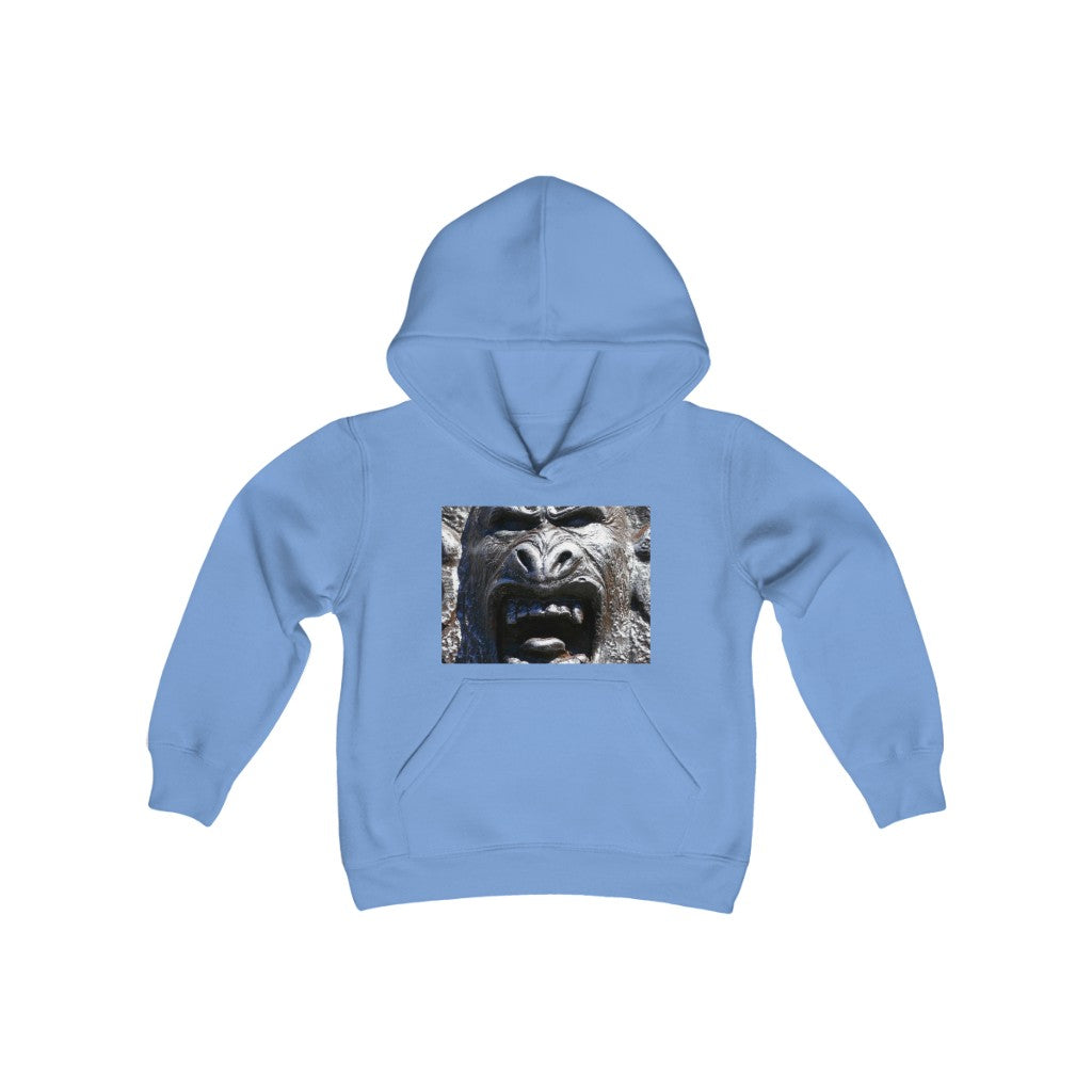 "Frenzy Scream" - Youth Heavy Blend Hooded Sweatshirt - Fry1Productions
