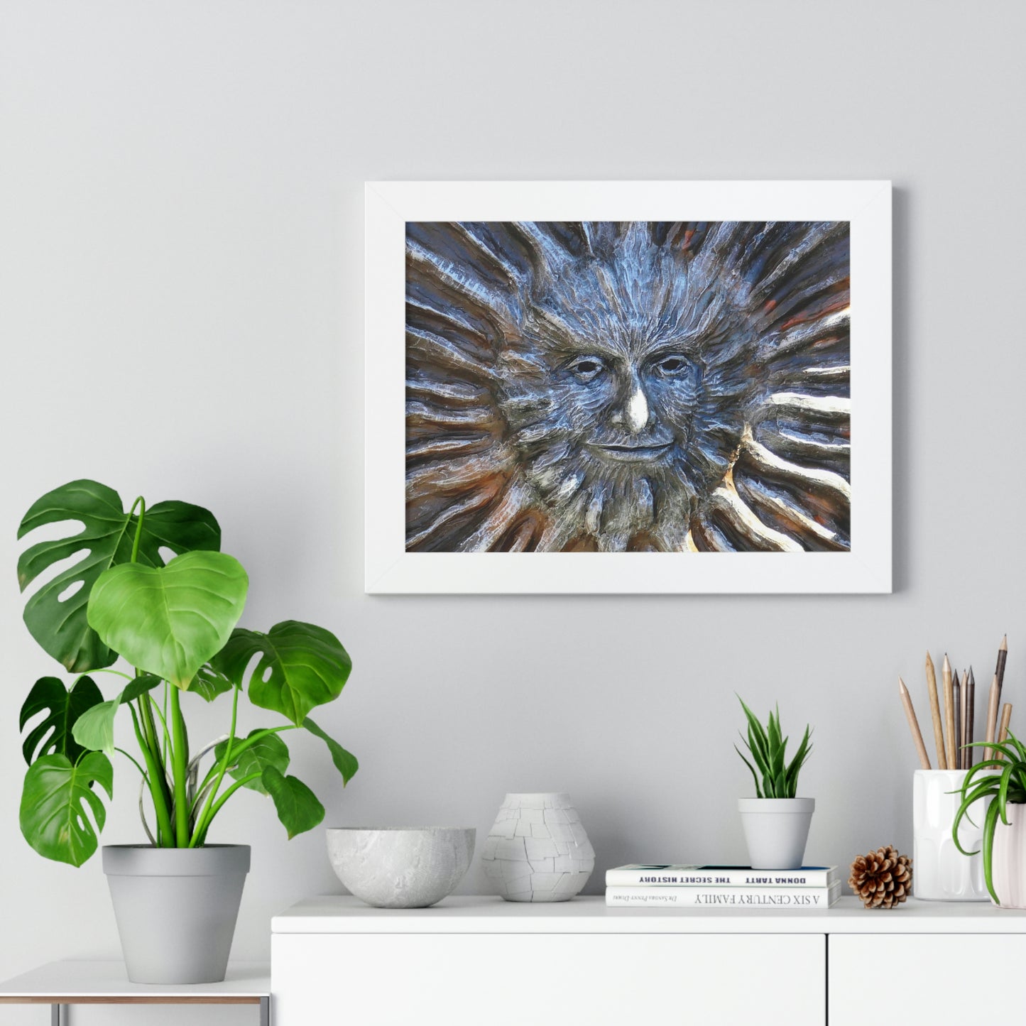 Sun God - Framed Horizontal Poster - Fry1Productions