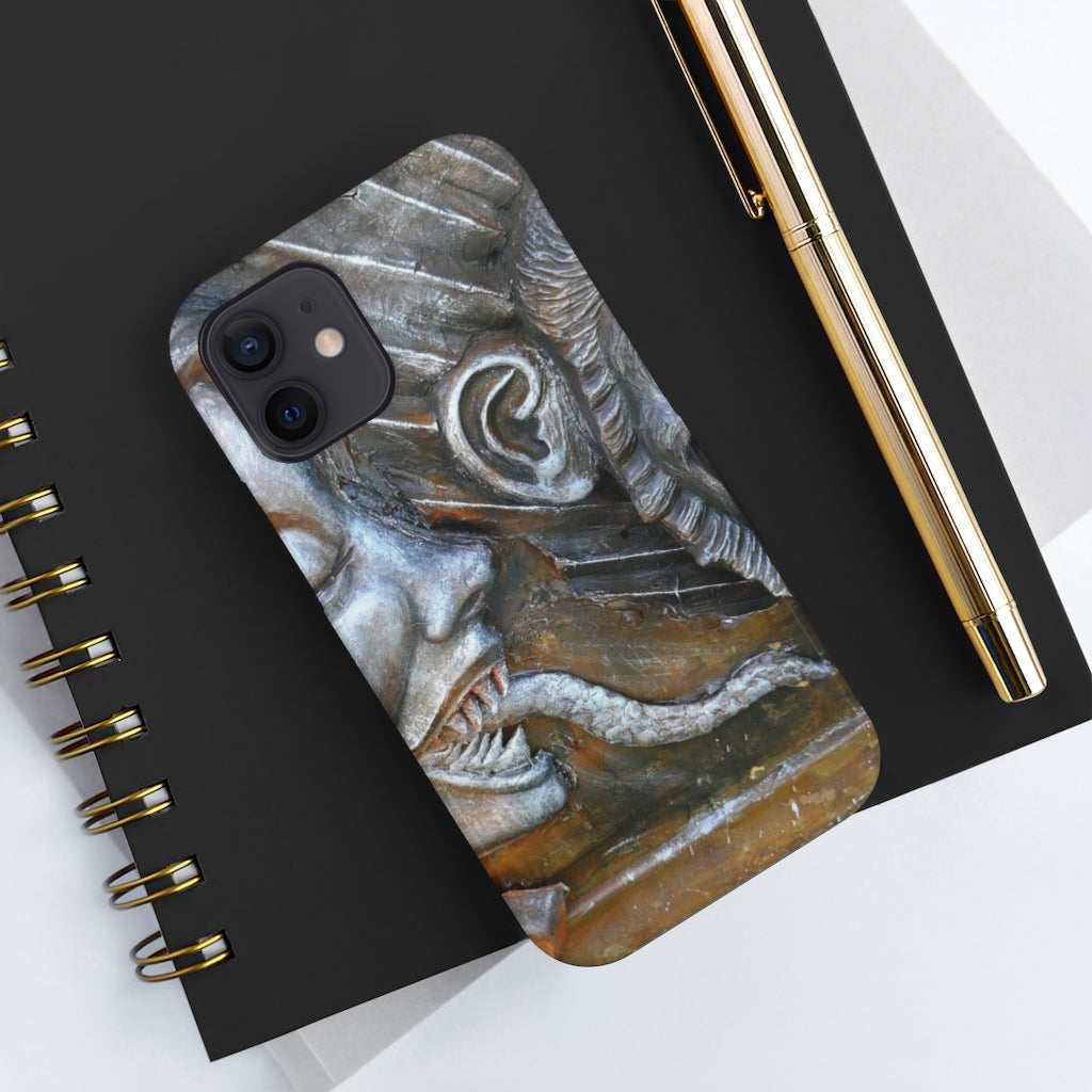 "Snakily Speaking" - iPhone Tough Case - Fry1Productions