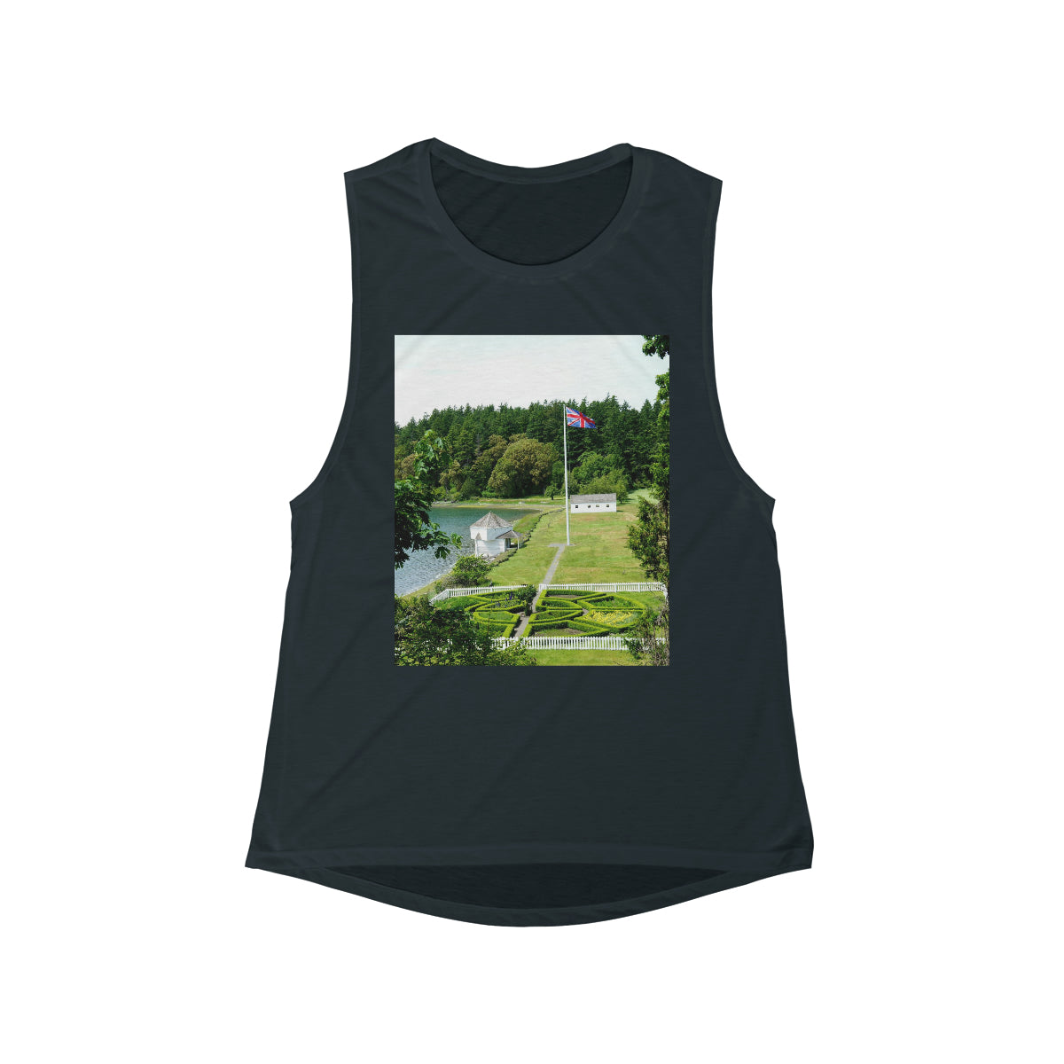 Magnificent Grandiose Views - Women's Flowy Scoop Muscle Tank - Fry1Productions
