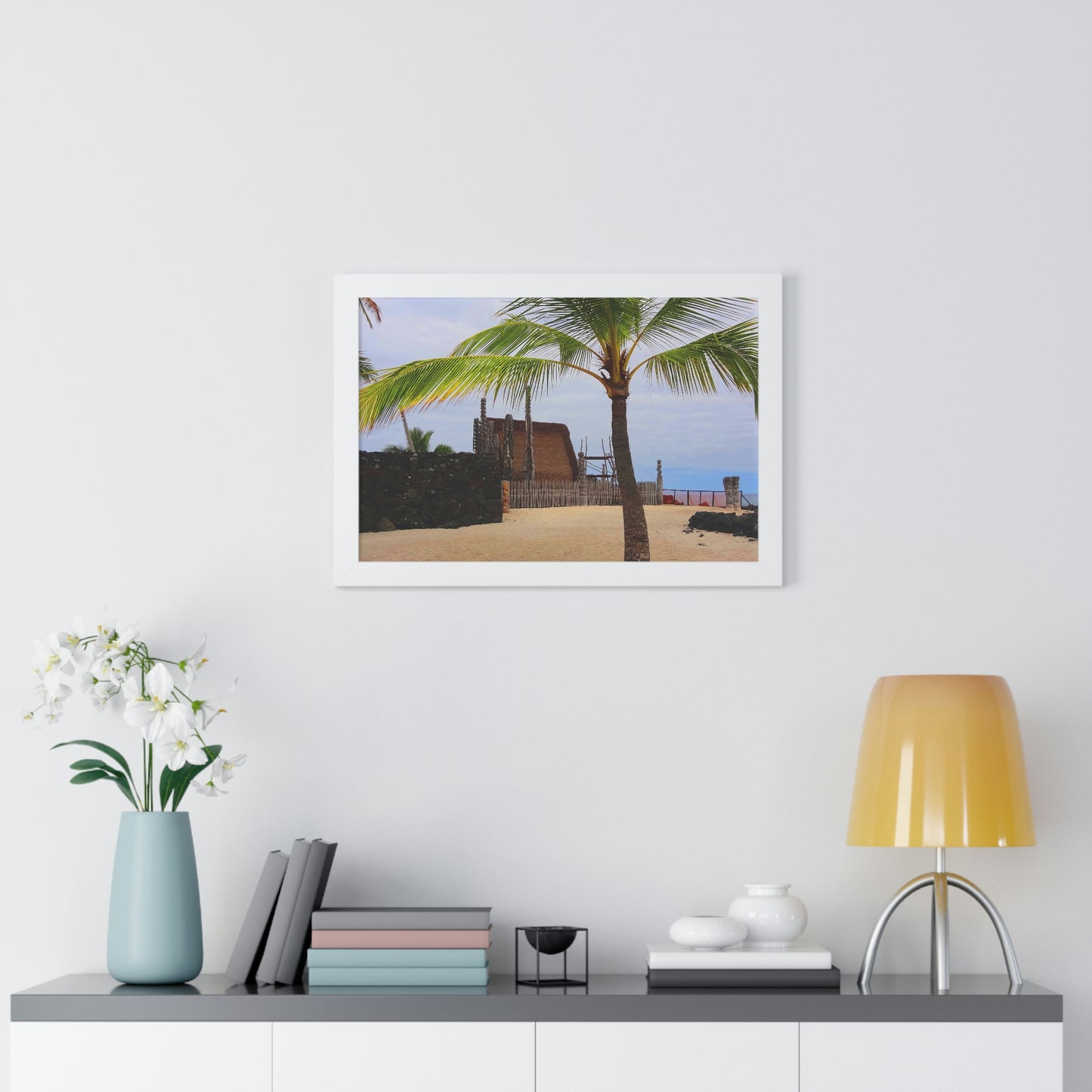 Florescence Hale O Keawe - Framed Horizontal Poster - Fry1Productions
