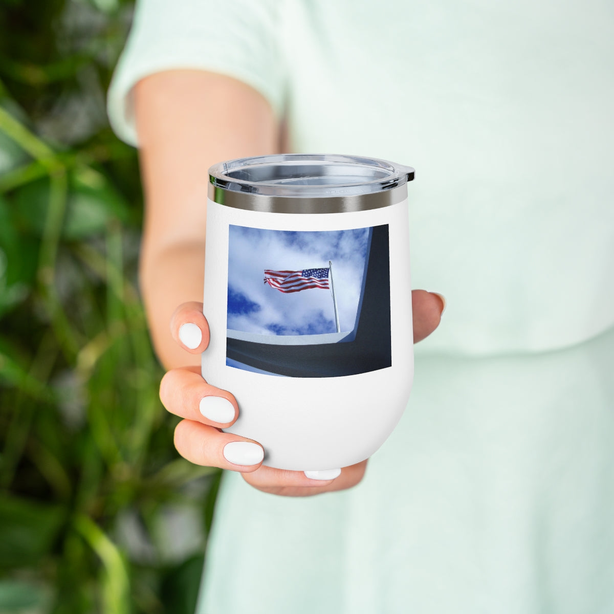 In Solemn Remembrance - 12 oz Insulated Wine Tumbler - Fry1Productions