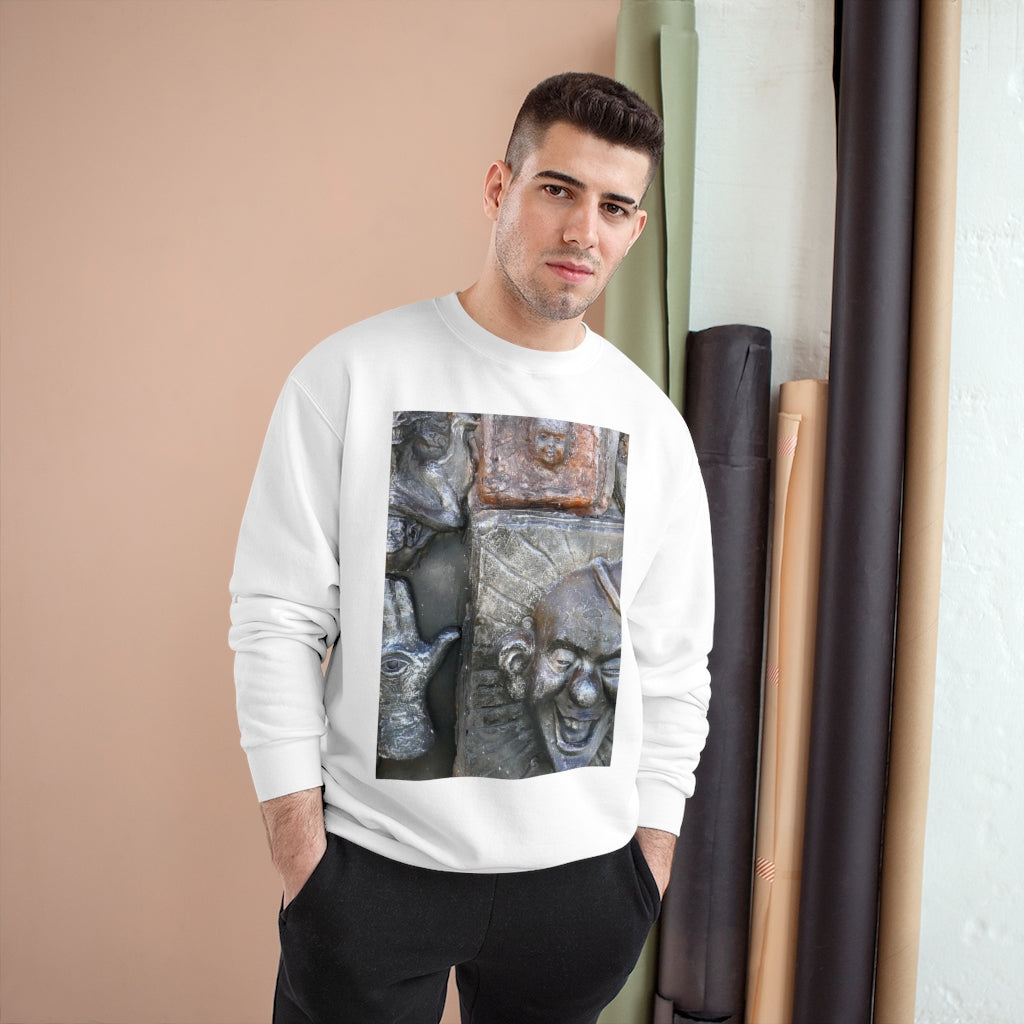 Cosmic Laughter - Champion Sweatshirt - Fry1Productions