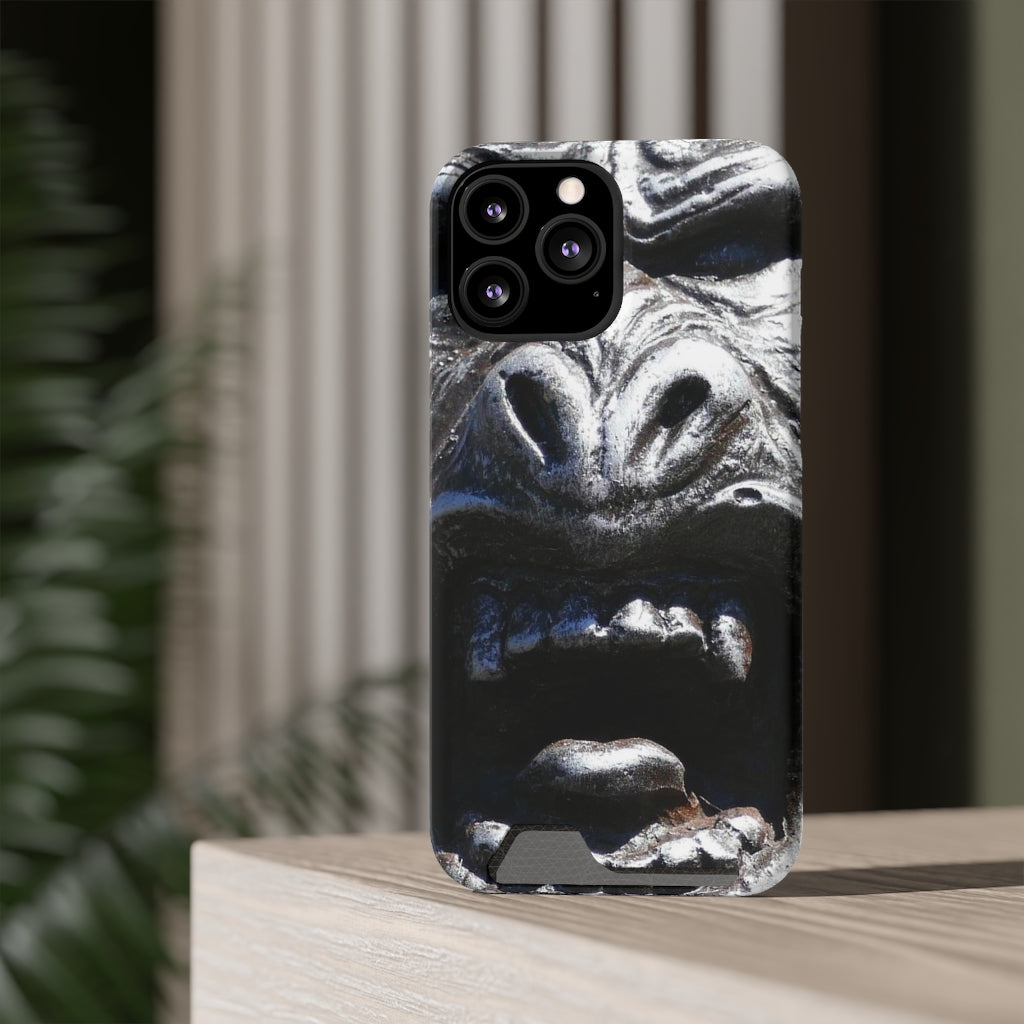 "Frenzy Scream" - Galaxy S22 S21 & iPhone 13 Case With Card Holder - Fry1Productions