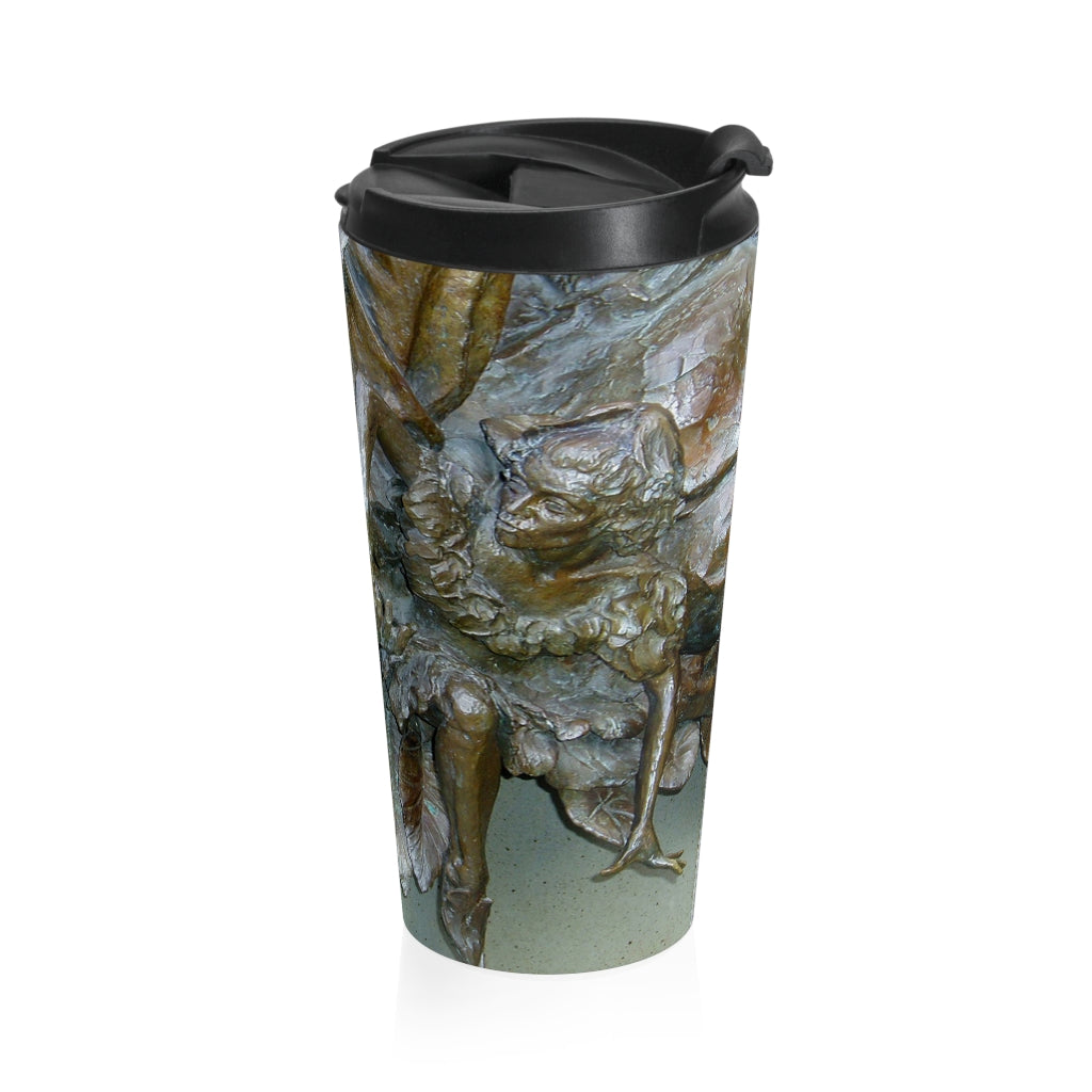 "Flight Love" - Stainless Steel Travel Mug 15 oz - Fry1Productions