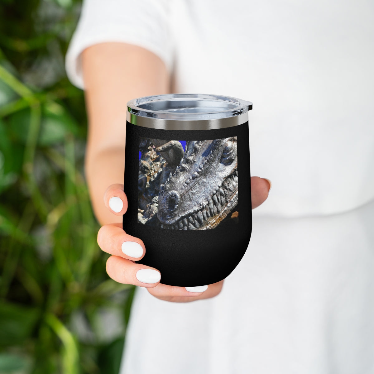 Delectable Vision - 12 oz Insulated Wine Tumbler - Fry1Productions