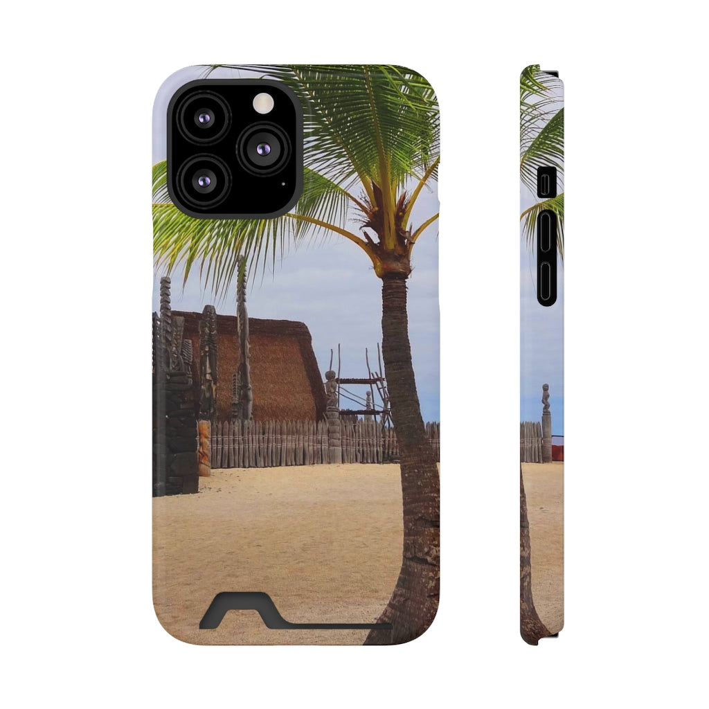 “Florescence Hale O Keawe” - Galaxy S22 S21 & iPhone 13 Case With Card Holder - Fry1Productions