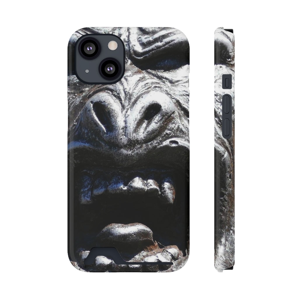 "Frenzy Scream" - Galaxy S22 S21 & iPhone 13 Case With Card Holder - Fry1Productions