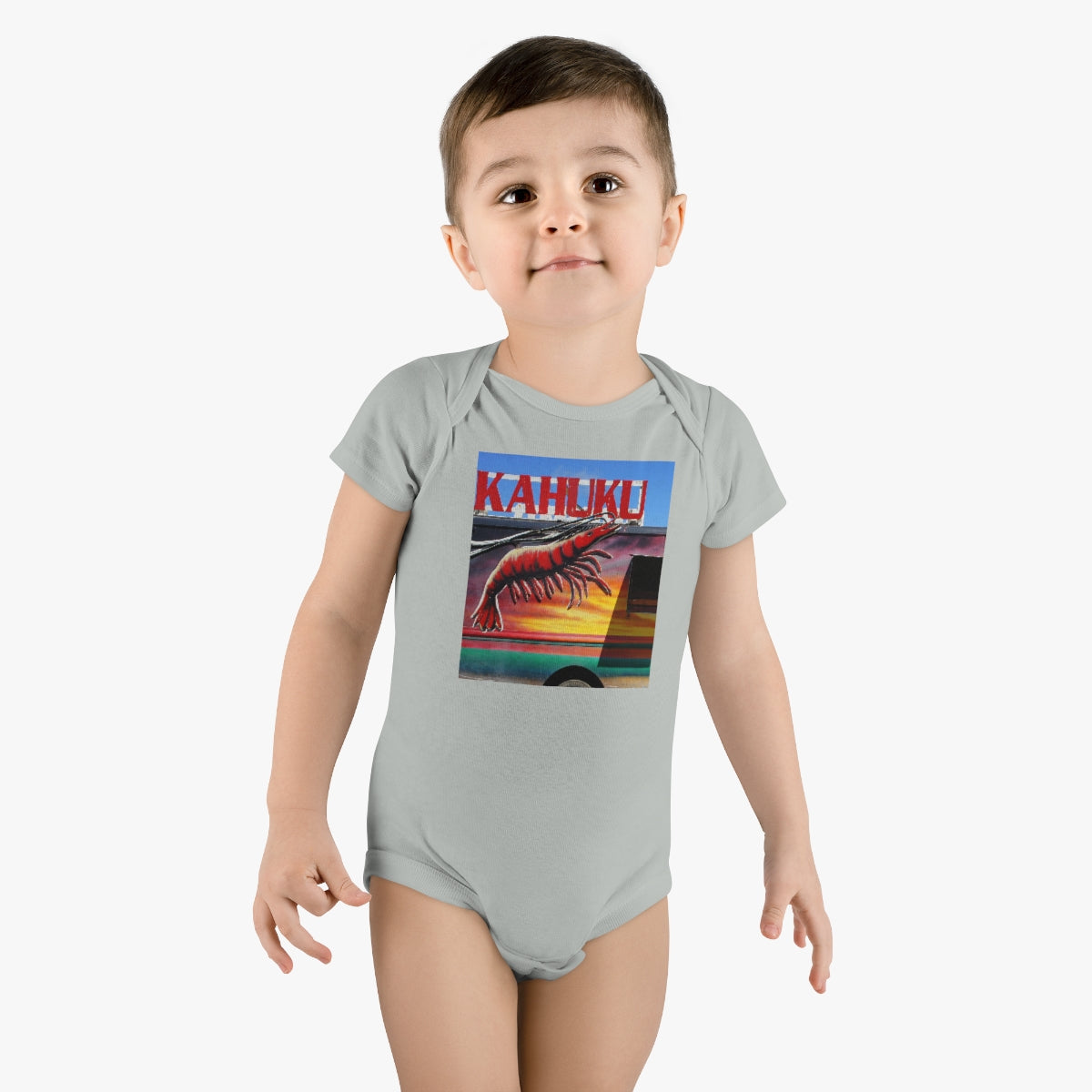 Kahuku Kai - Baby Short Sleeve Onesie - Fry1Productions