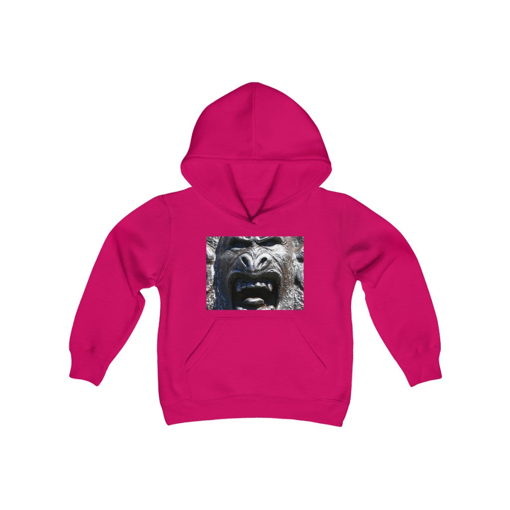 "Frenzy Scream" - Youth Heavy Blend Hooded Sweatshirt - Fry1Productions