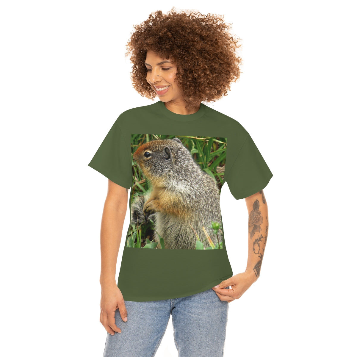 Inquisitive Stare - Unisex Heavy Cotton Tee - Fry1Productions