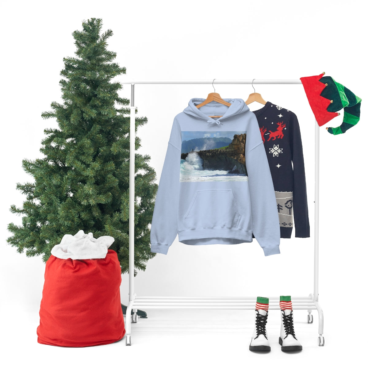 Rockin Surfer's Rope - Unisex Heavy Blend Hooded Sweatshirt - Fry1Productions