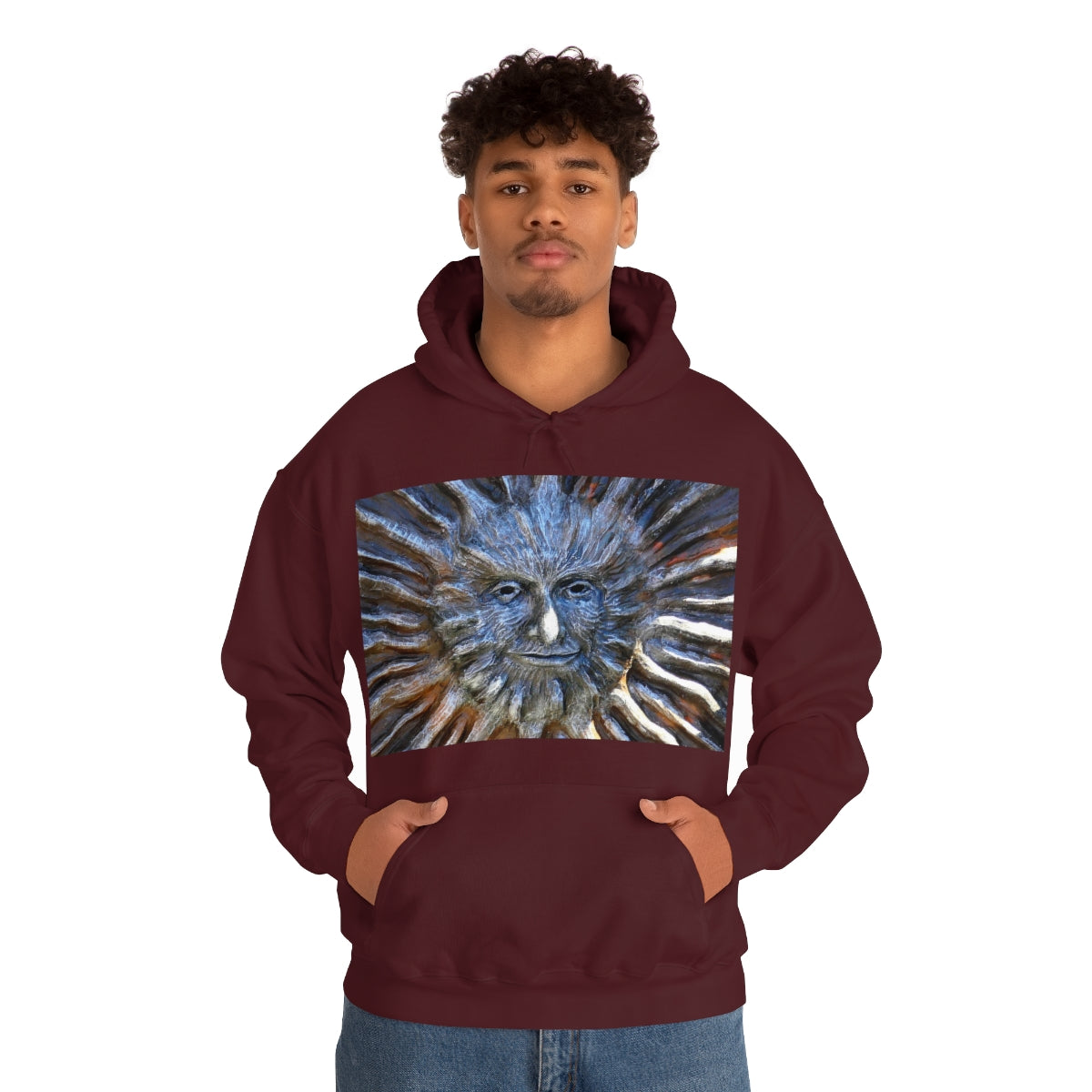Sun God - Unisex Heavy Blend Hooded Sweatshirt - Fry1Productions