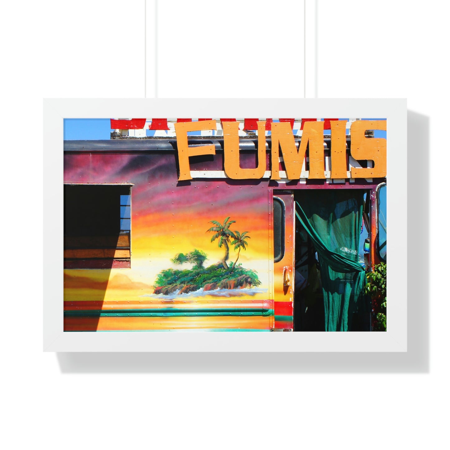 Island Love - Framed Horizontal Poster - Fry1Productions