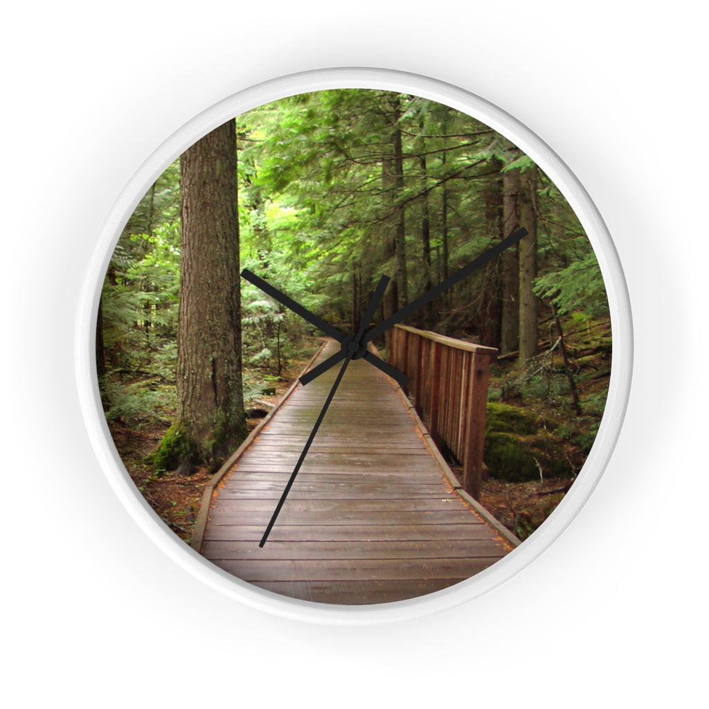 "Fauna Flora" - 10" Wooden Frame Wall Clock - Fry1Productions