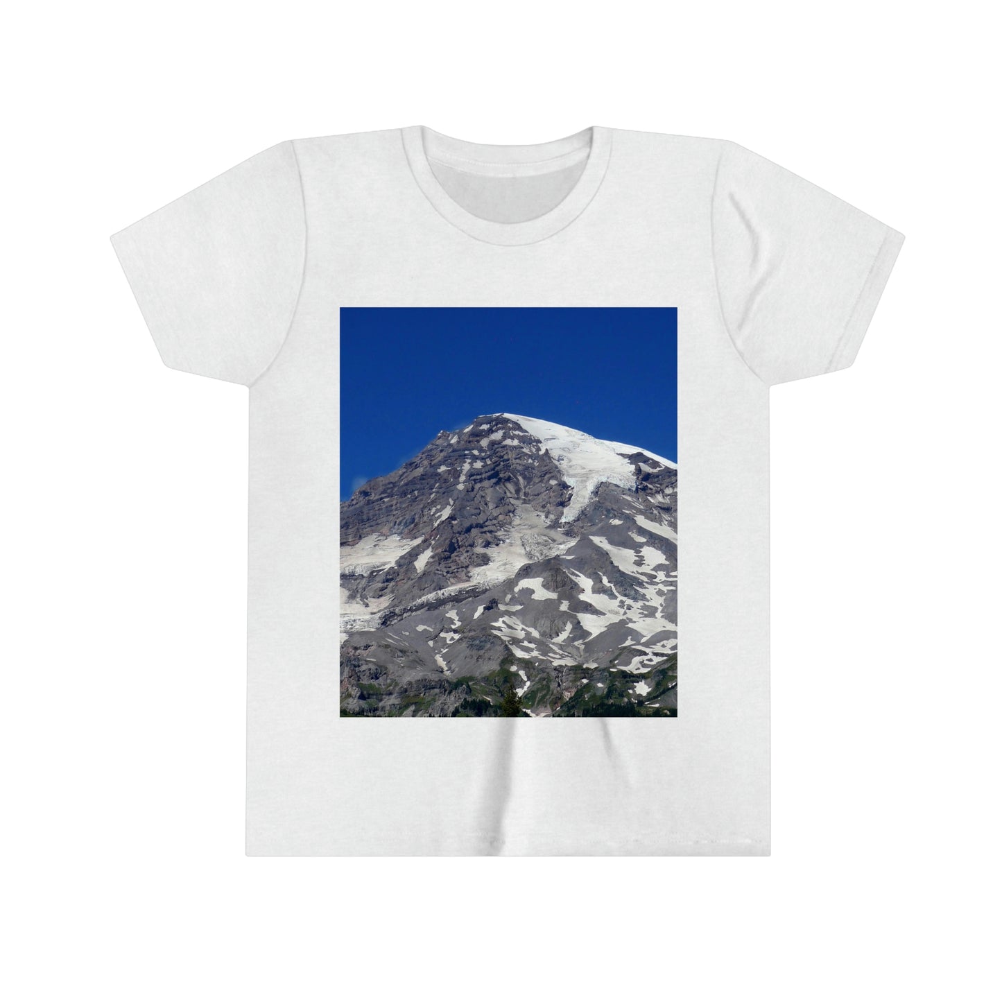 Majestic Mt. Rainier - Youth Short Sleeve Tee - Fry1Productions
