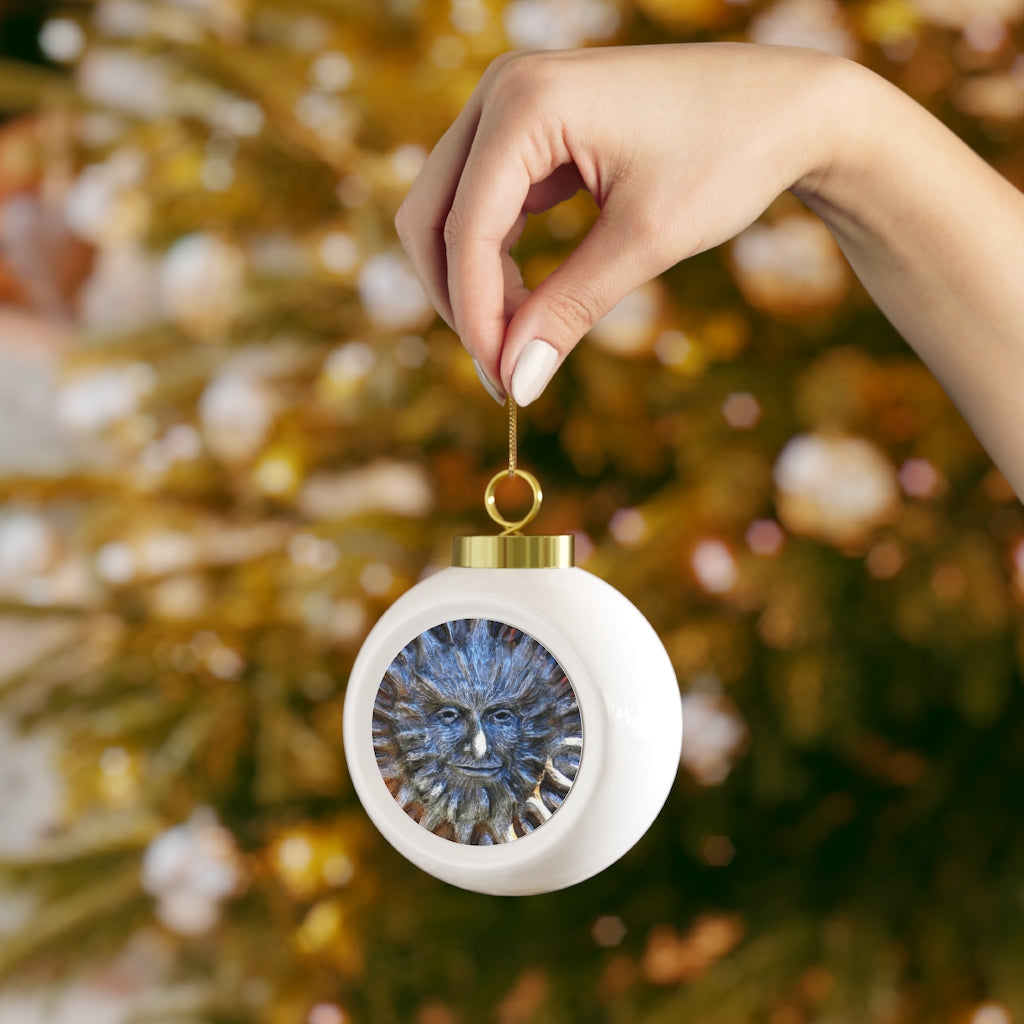Sun God - Christmas Ball Ornament - Fry1Productions