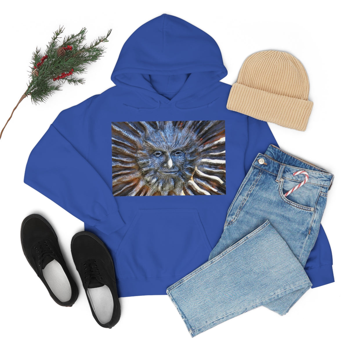 Sun God - Unisex Heavy Blend Hooded Sweatshirt - Fry1Productions