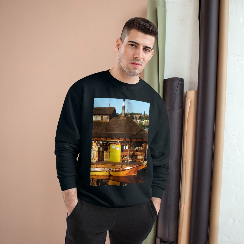 Q'il'bid Awe - Champion Sweatshirt - Fry1Productions