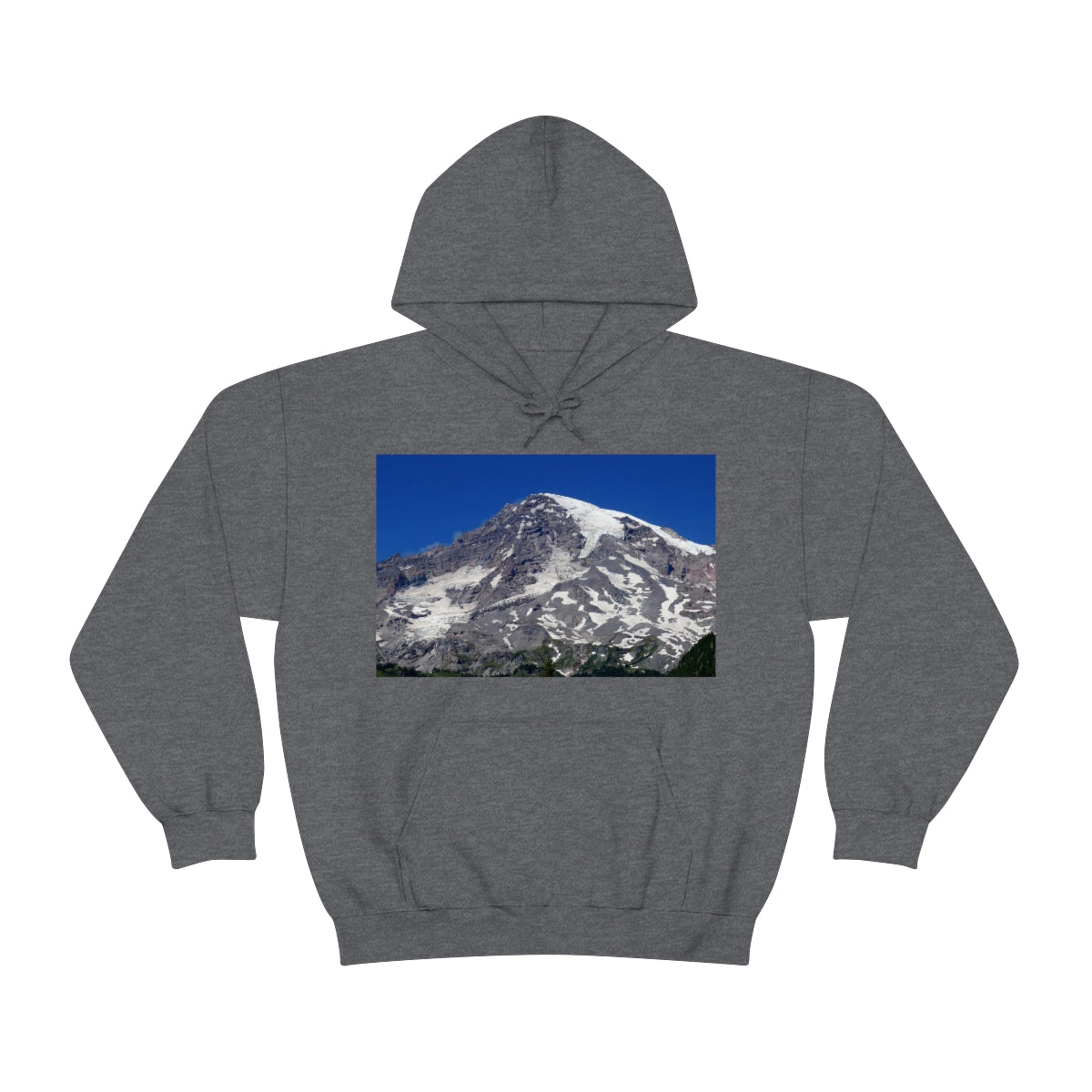 Majestic Mt. Rainier - Unisex Heavy Blend Hooded Sweatshirt - Fry1Productions