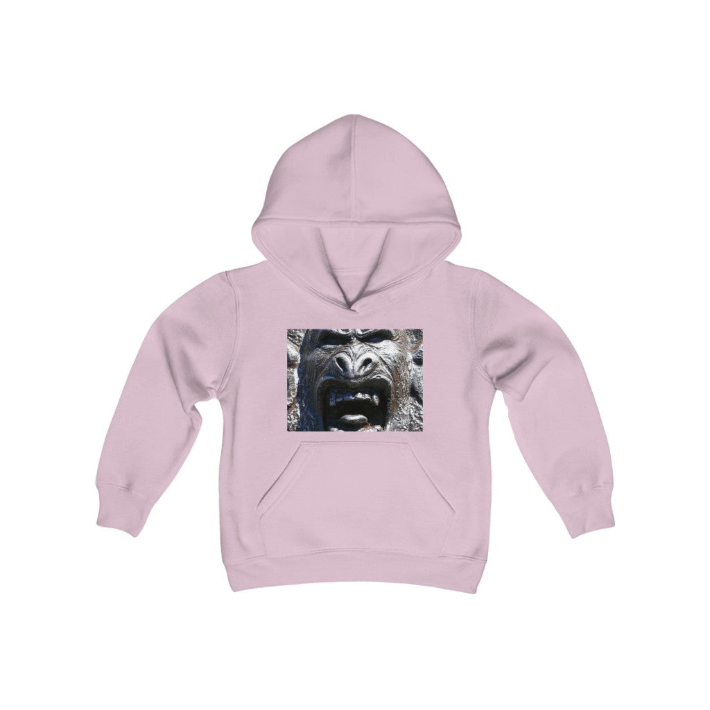 "Frenzy Scream" - Youth Heavy Blend Hooded Sweatshirt - Fry1Productions