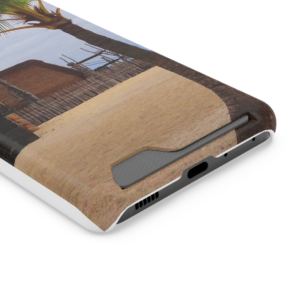 “Florescence Hale O Keawe” - Galaxy S22 S21 & iPhone 13 Case With Card Holder - Fry1Productions