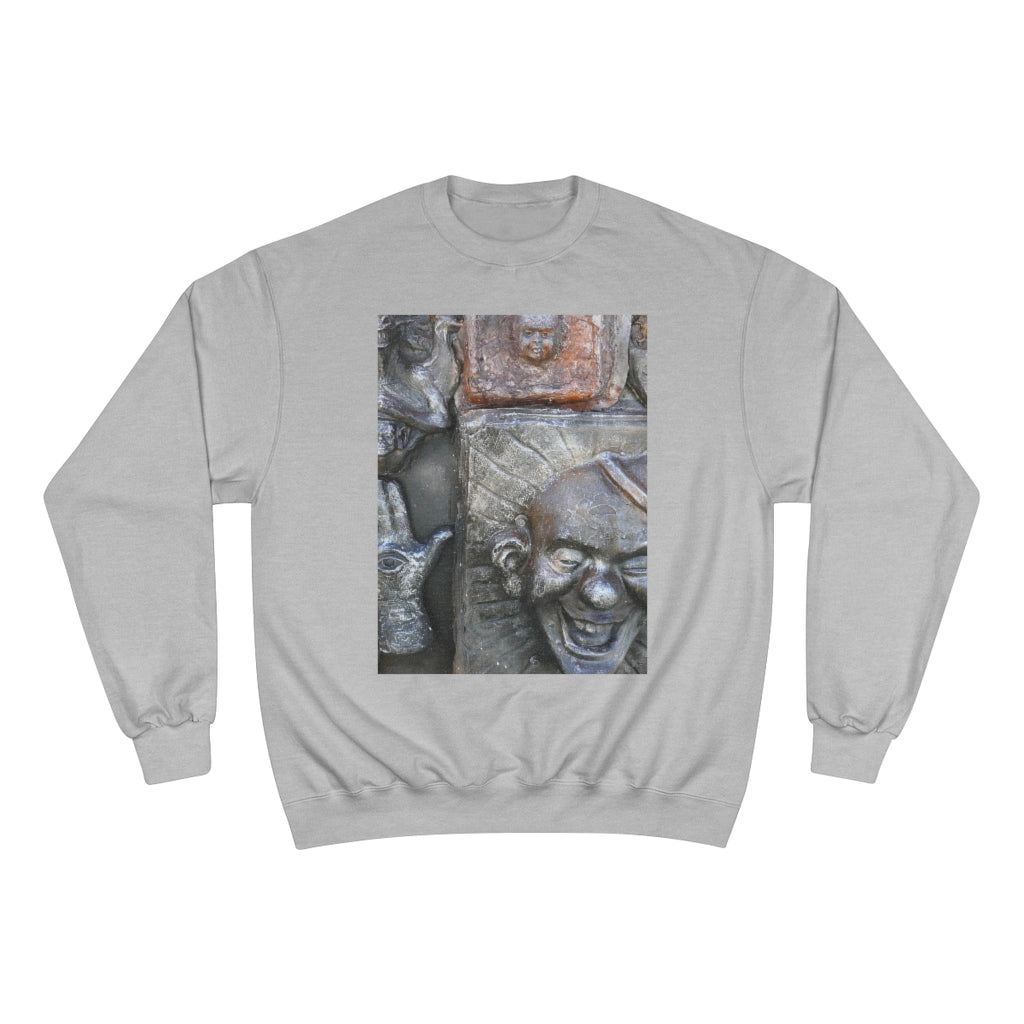 Cosmic Laughter - Champion Sweatshirt - Fry1Productions