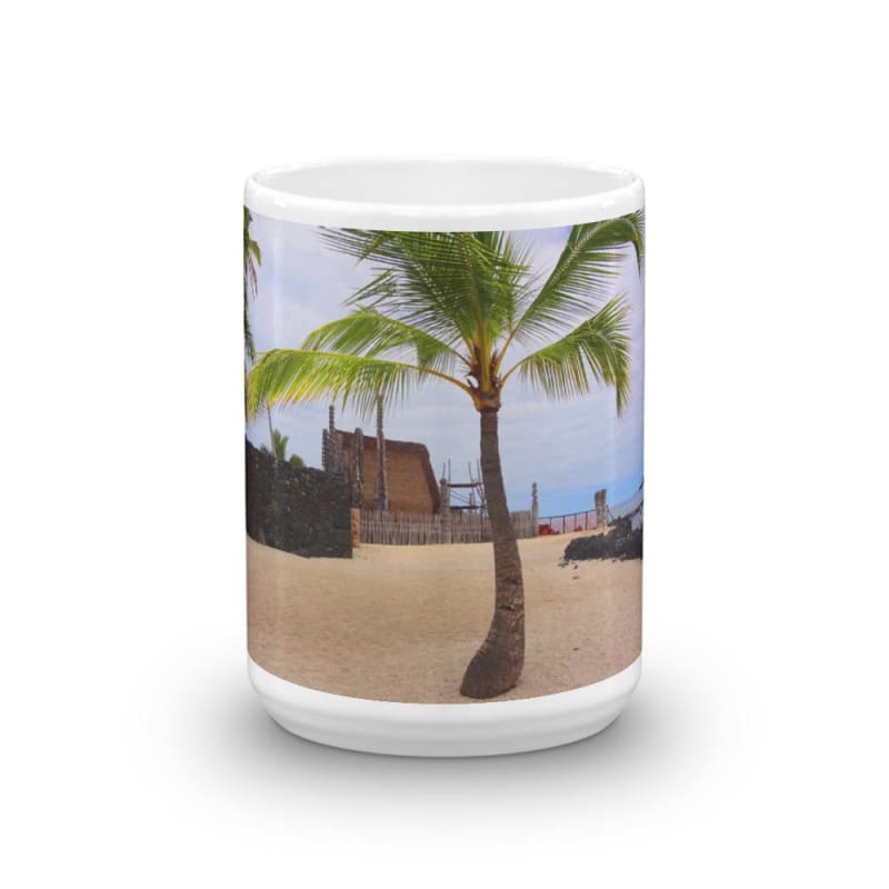 "Florescence Hale O Keawe" - 11 oz and 15 oz White Coffee Mug - Fry1Productions