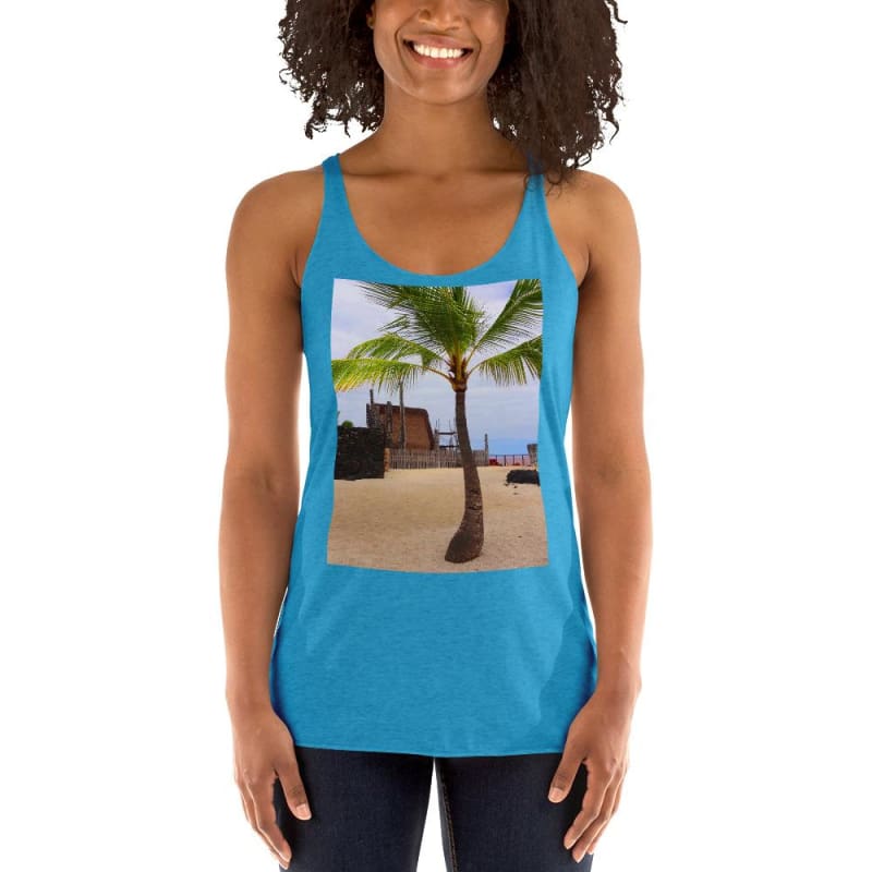 Florescence Hale O Keawe - Women's Racerback Tank Top - Fry1Productions