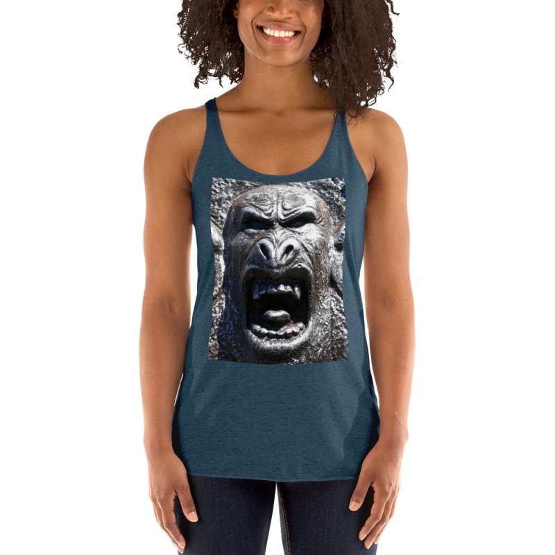 Frenzy Scream - Women's Racerback Tank Top - Fry1Productions
