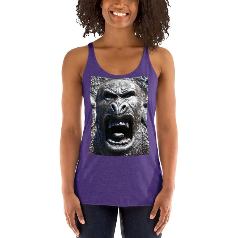 Frenzy Scream - Women's Racerback Tank Top - Fry1Productions