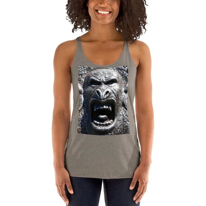 Frenzy Scream - Women's Racerback Tank Top - Fry1Productions