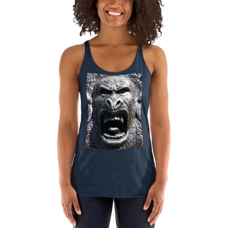 Frenzy Scream - Women's Racerback Tank Top - Fry1Productions
