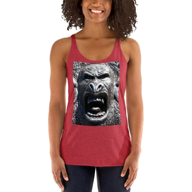Frenzy Scream - Women's Racerback Tank Top - Fry1Productions